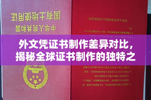 萧县外文凭证书制作差异对比，揭秘全球证书制作的独特之处